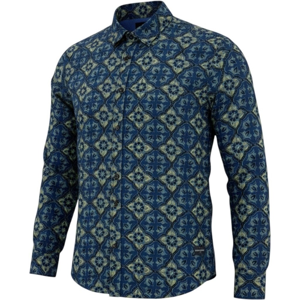 Scotch & Soda Amsterdam Print Long Sleeve Button Up Shirt Standard size